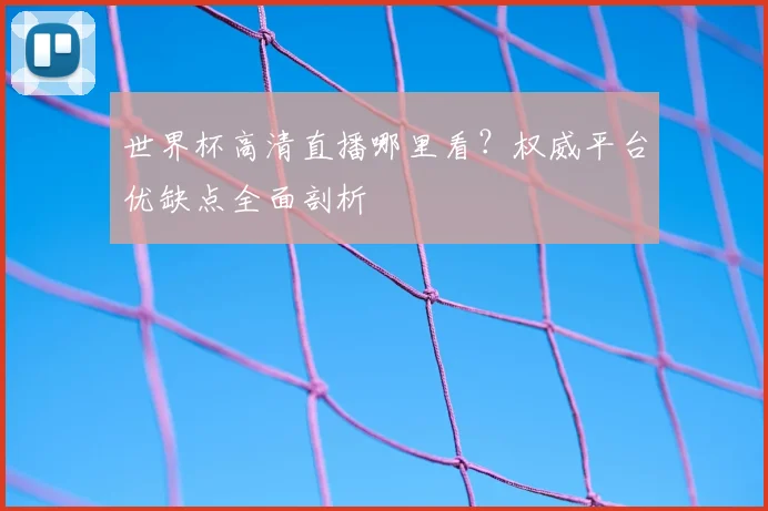 世界杯高清直播哪里看？权威平台优缺点全面剖析