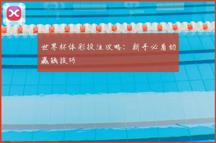 世界杯体彩投注攻略：新手必看的赢钱技巧