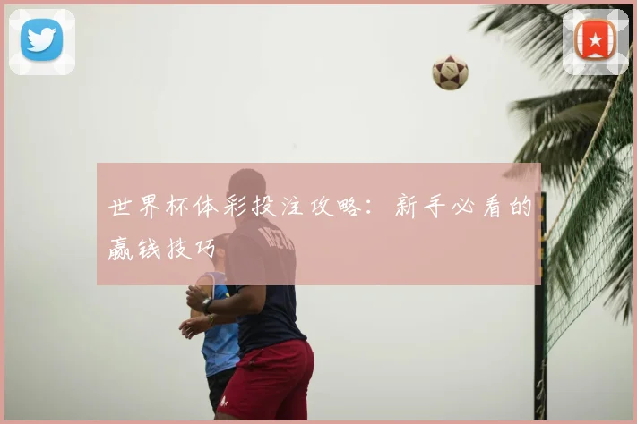 世界杯体彩投注攻略:新手必看的赢钱技巧